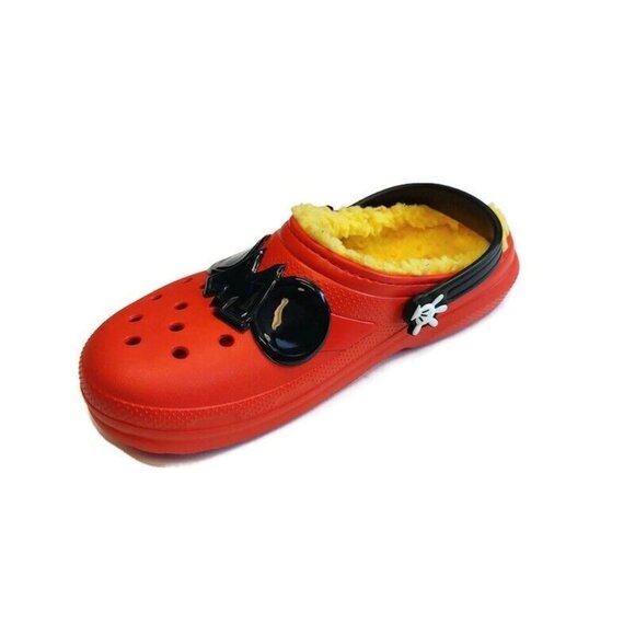 CROCS Classic Disney Mickey Mouse Lined Clog Lightweight Slip On Shoes Big Kid 5 - Picture 4 of 9